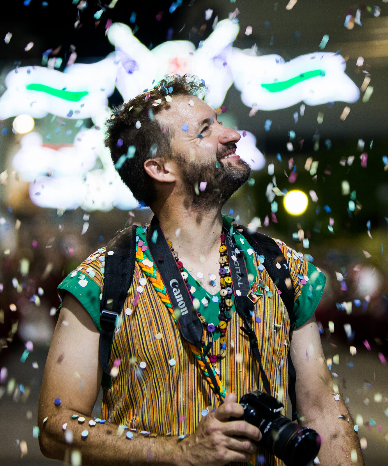 Fotógrafo en las fiestas de Moros y Cristianos de Novelda.
